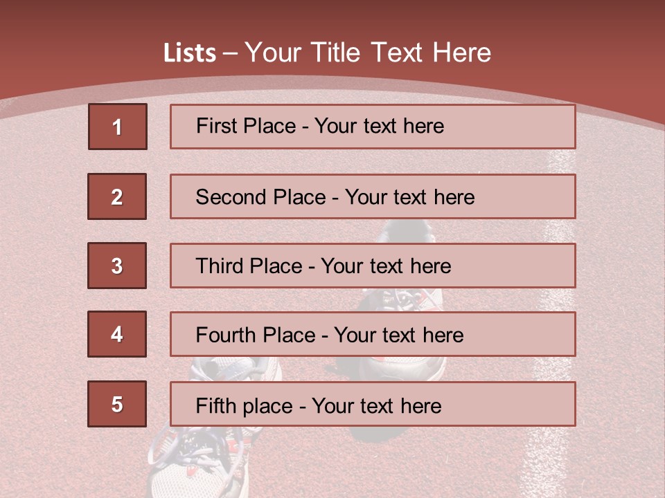 Atlhetics Outdoor In Sport Stadium PowerPoint Template