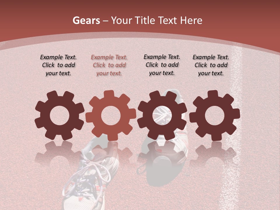 Atlhetics Outdoor In Sport Stadium PowerPoint Template