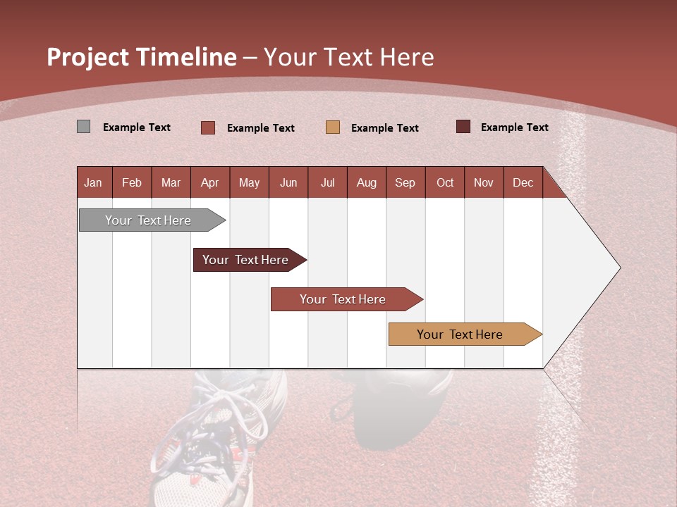 Atlhetics Outdoor In Sport Stadium PowerPoint Template
