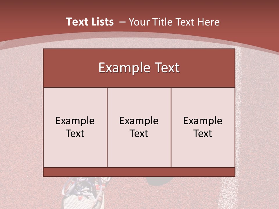 Atlhetics Outdoor In Sport Stadium PowerPoint Template