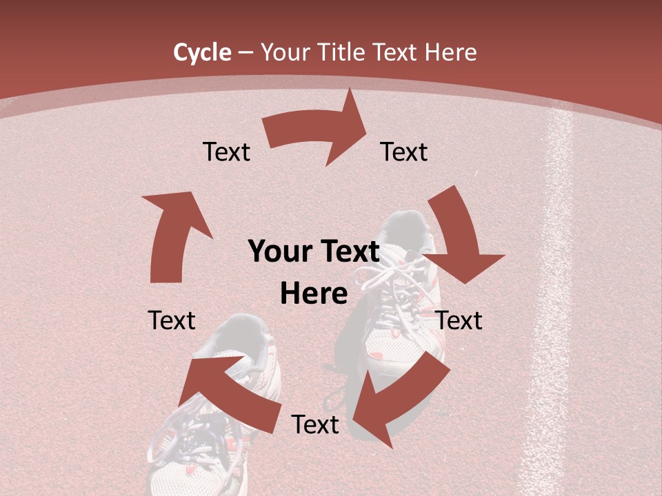 Atlhetics Outdoor In Sport Stadium PowerPoint Template