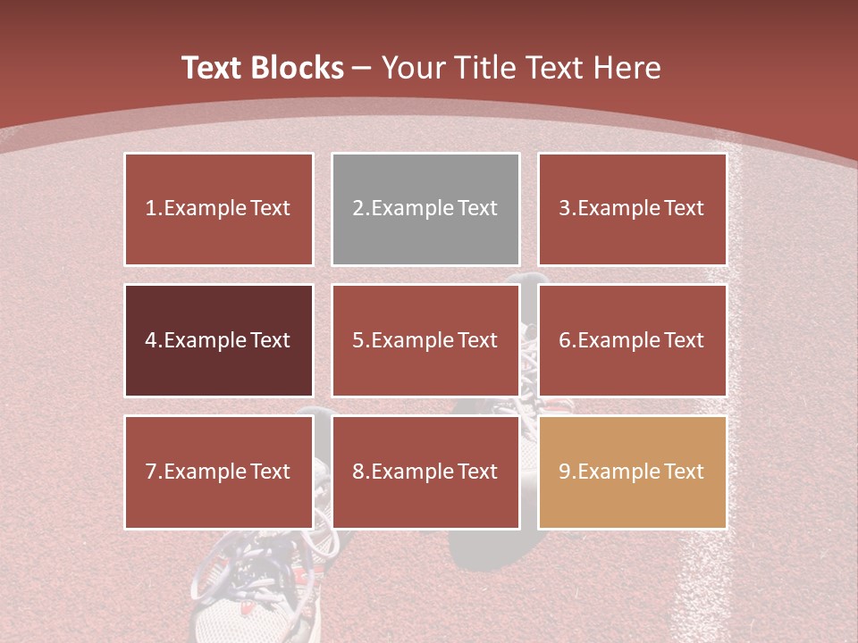 Atlhetics Outdoor In Sport Stadium PowerPoint Template