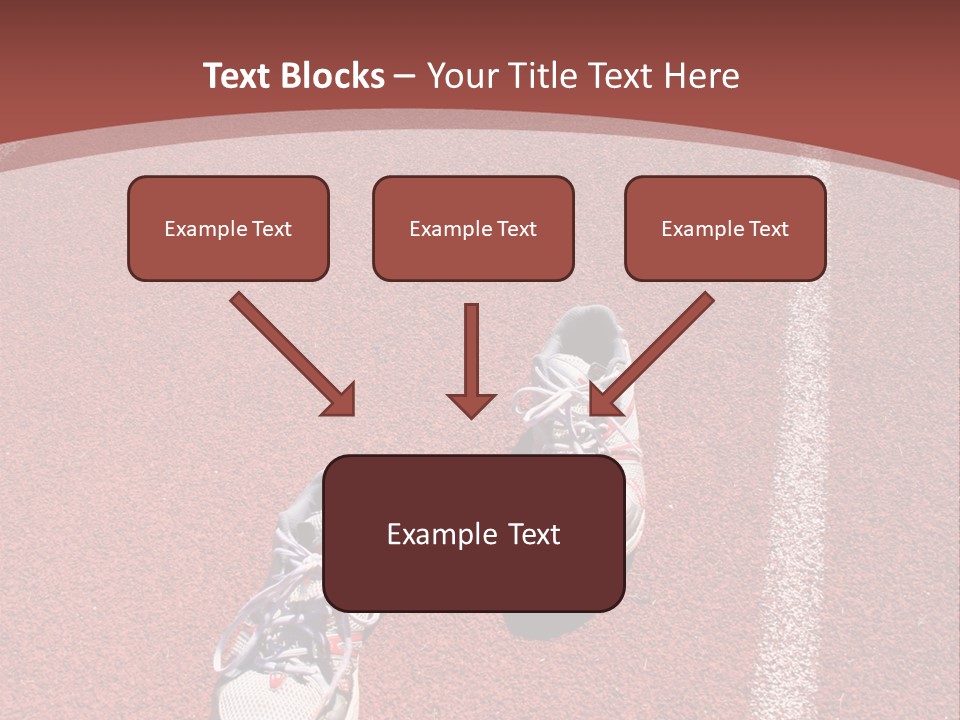 Atlhetics Outdoor In Sport Stadium PowerPoint Template