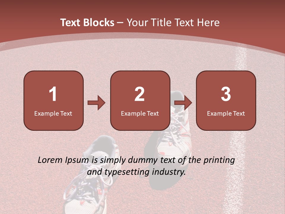 Atlhetics Outdoor In Sport Stadium PowerPoint Template