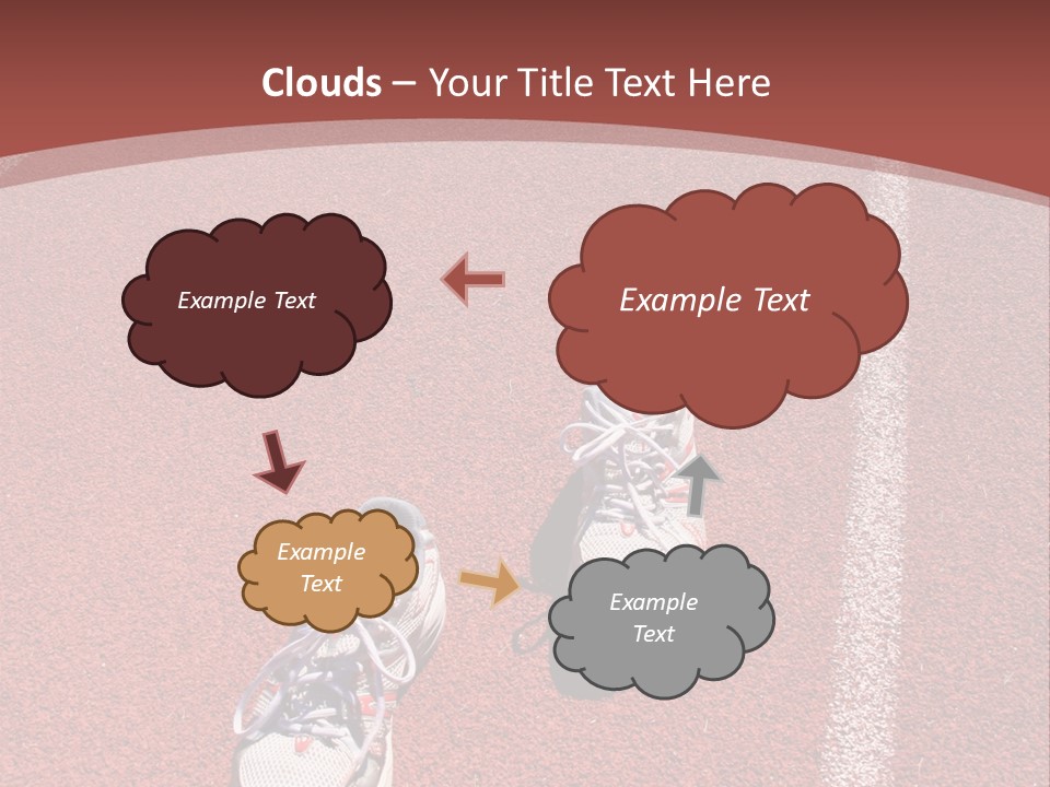 Atlhetics Outdoor In Sport Stadium PowerPoint Template