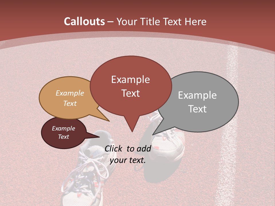 Atlhetics Outdoor In Sport Stadium PowerPoint Template