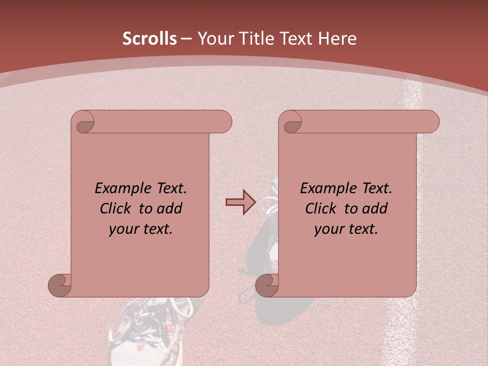 Atlhetics Outdoor In Sport Stadium PowerPoint Template