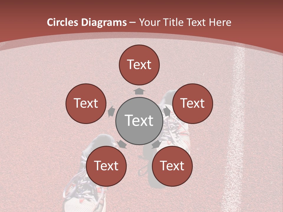 Atlhetics Outdoor In Sport Stadium PowerPoint Template