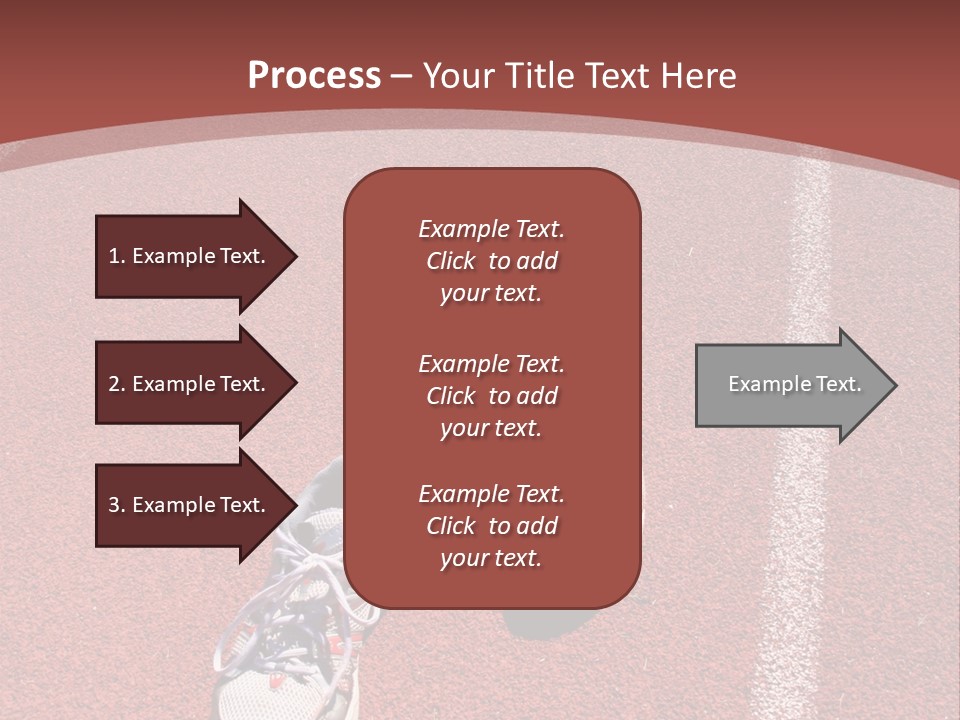 Atlhetics Outdoor In Sport Stadium PowerPoint Template