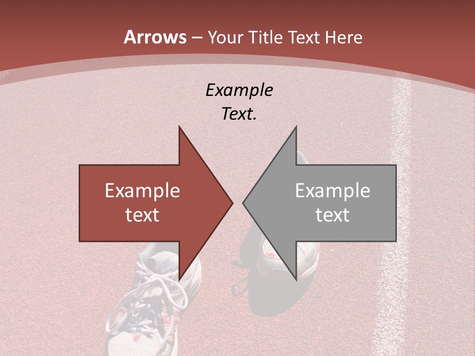 Atlhetics Outdoor In Sport Stadium PowerPoint Template