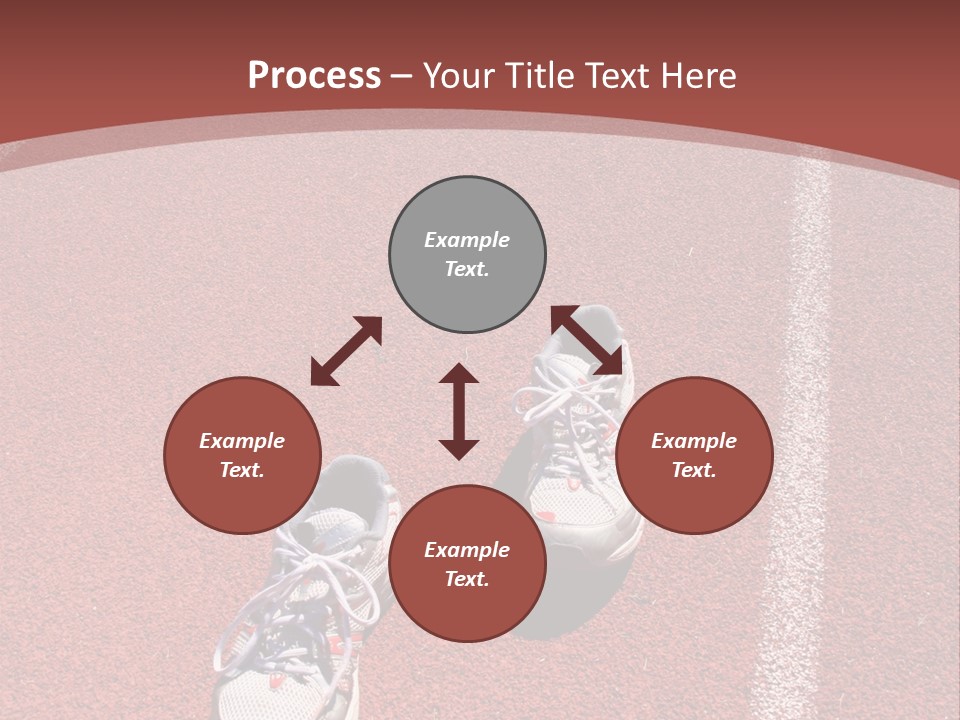 Atlhetics Outdoor In Sport Stadium PowerPoint Template