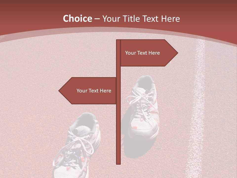 Atlhetics Outdoor In Sport Stadium PowerPoint Template