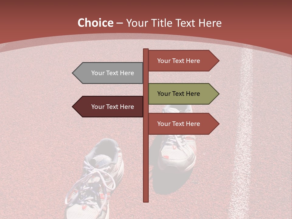 Atlhetics Outdoor In Sport Stadium PowerPoint Template