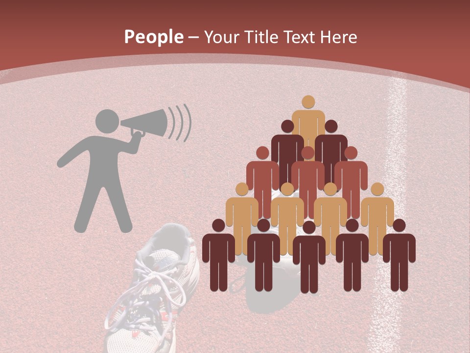 Atlhetics Outdoor In Sport Stadium PowerPoint Template