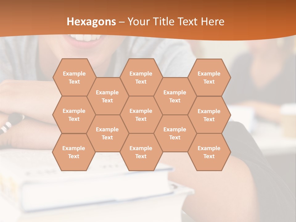 Little Boy Hard At Work PowerPoint Template