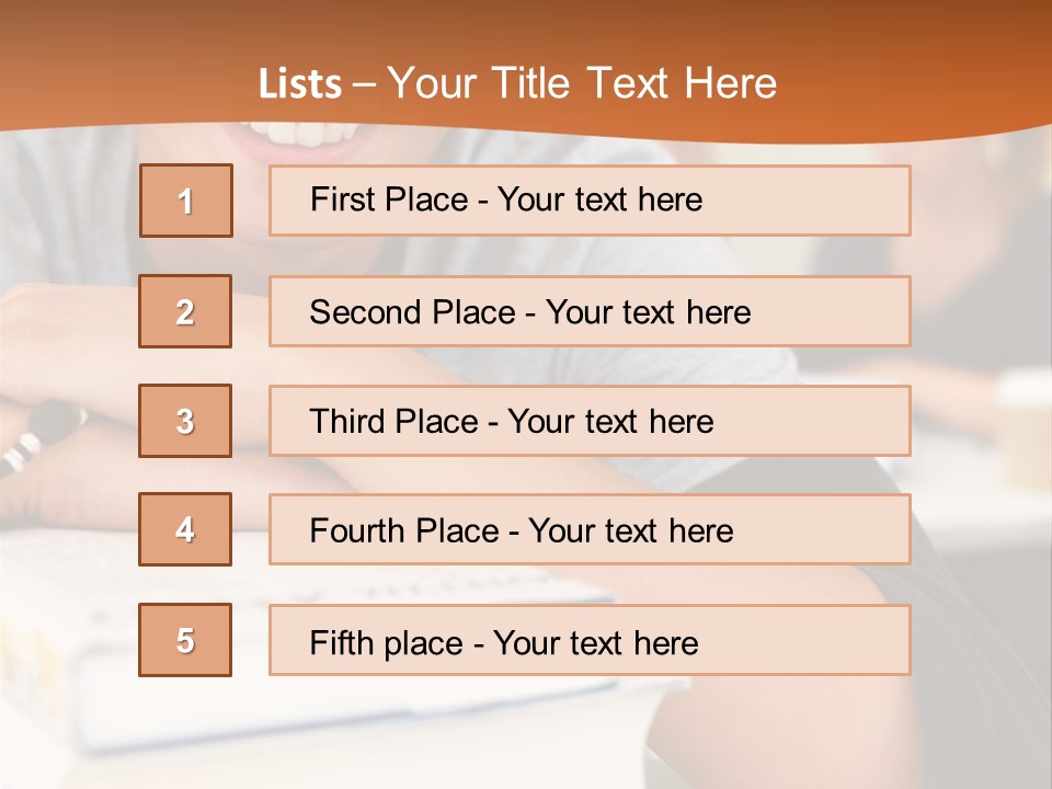Little Boy Hard At Work PowerPoint Template