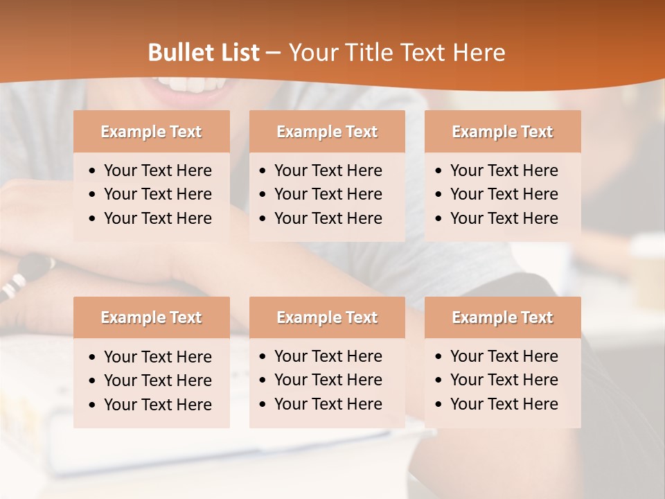 Little Boy Hard At Work PowerPoint Template