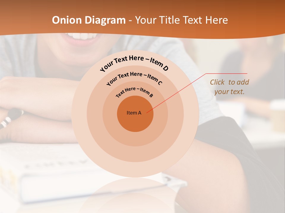 Little Boy Hard At Work PowerPoint Template