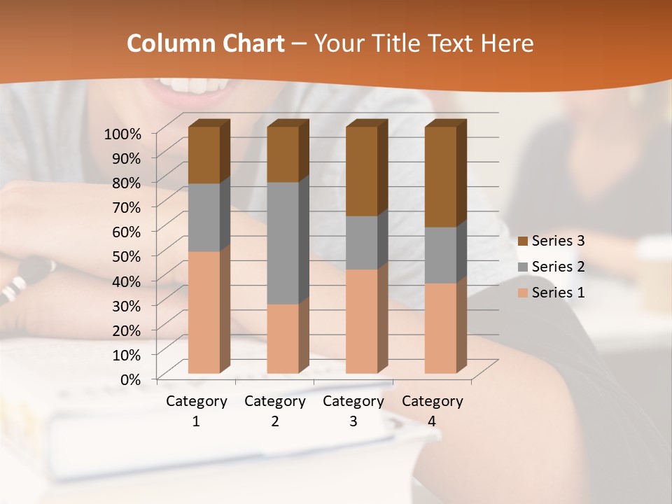 Little Boy Hard At Work PowerPoint Template