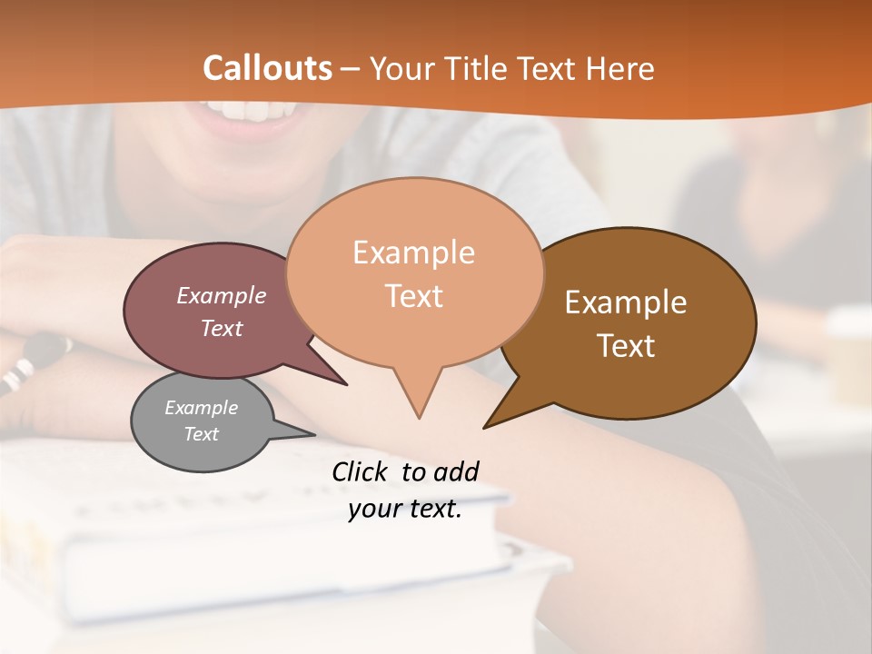 Little Boy Hard At Work PowerPoint Template