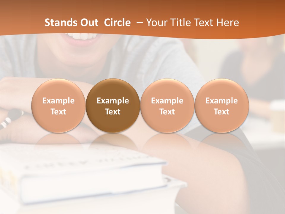 Little Boy Hard At Work PowerPoint Template