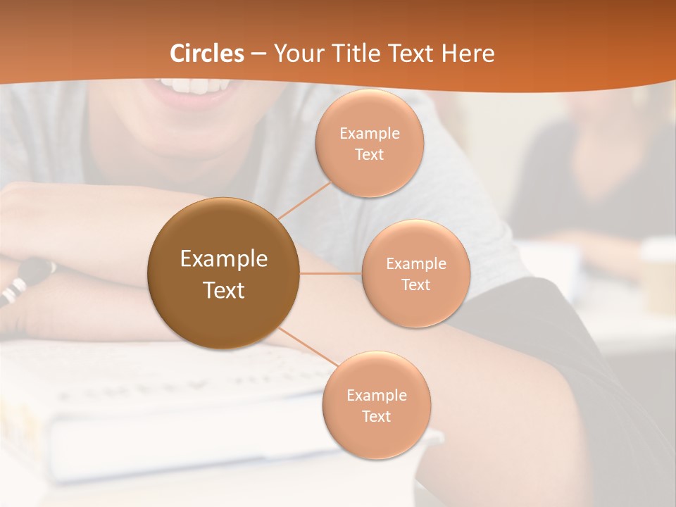 Little Boy Hard At Work PowerPoint Template