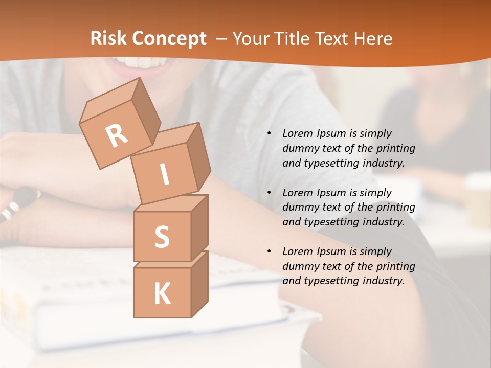 Little Boy Hard At Work PowerPoint Template