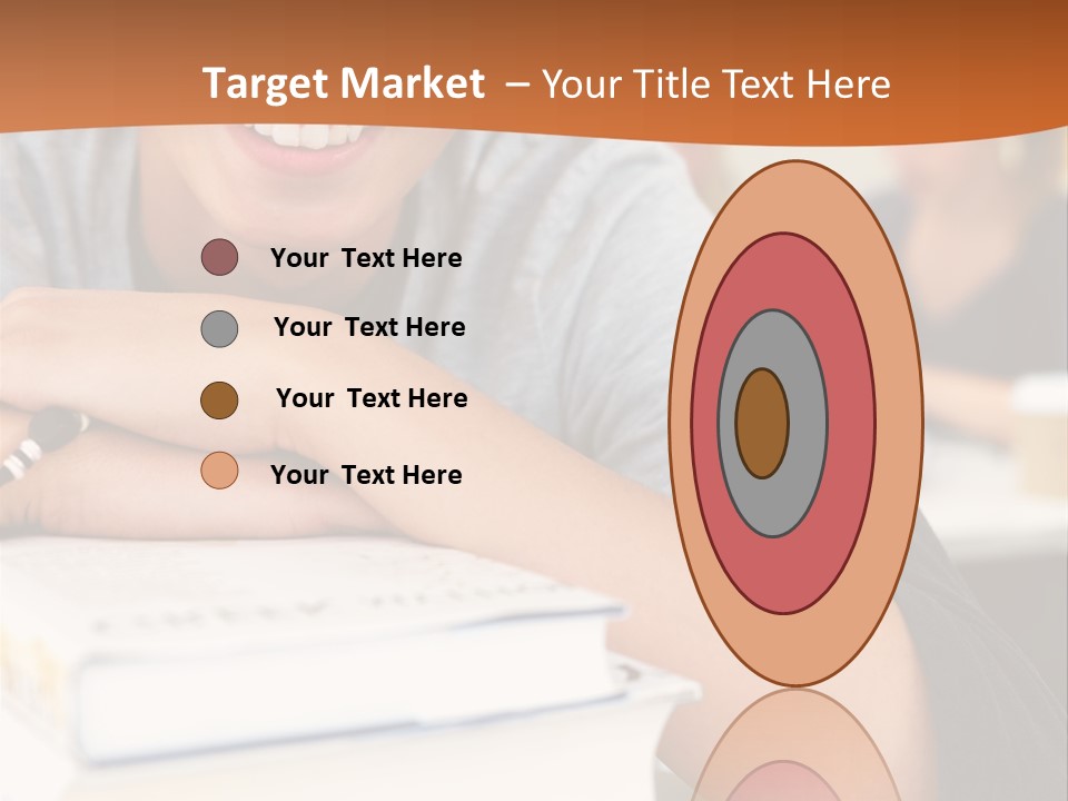 Little Boy Hard At Work PowerPoint Template