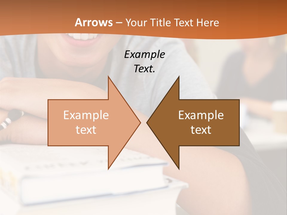 Little Boy Hard At Work PowerPoint Template