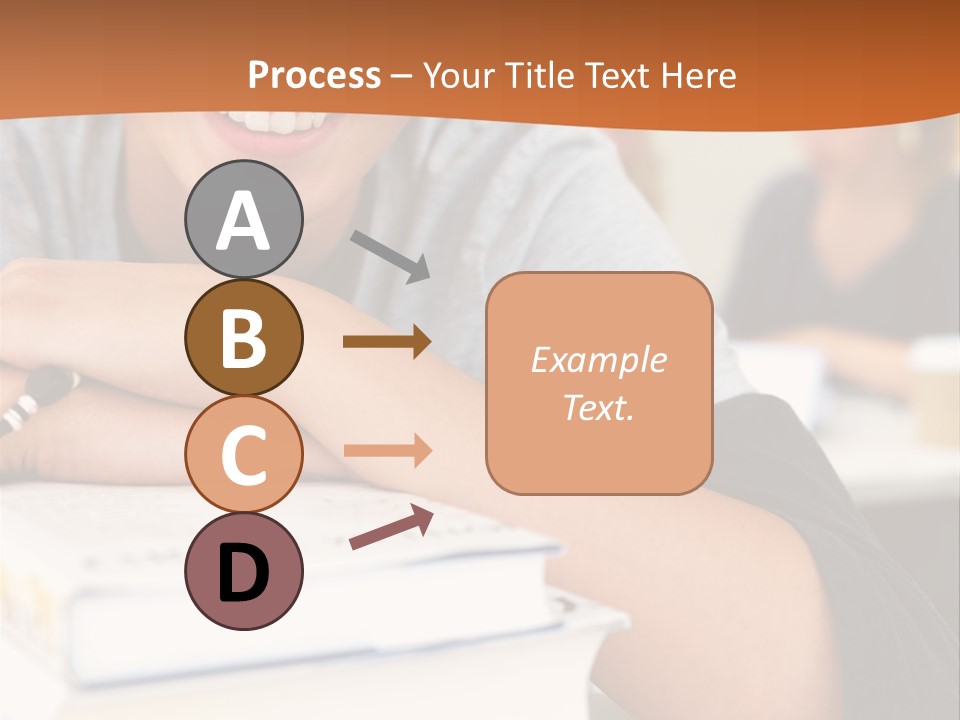 Little Boy Hard At Work PowerPoint Template
