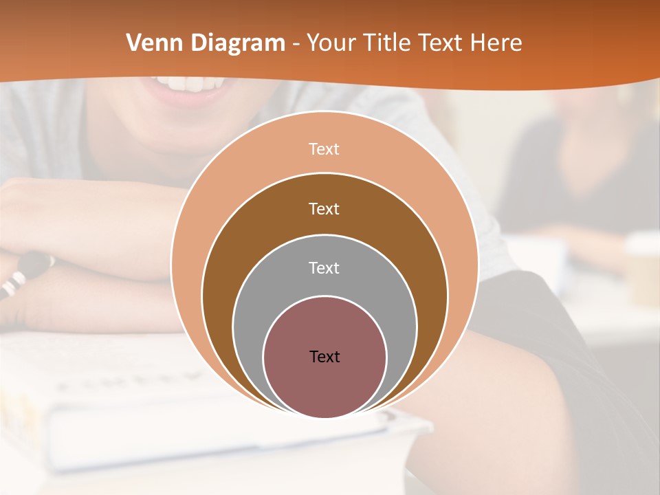 Little Boy Hard At Work PowerPoint Template