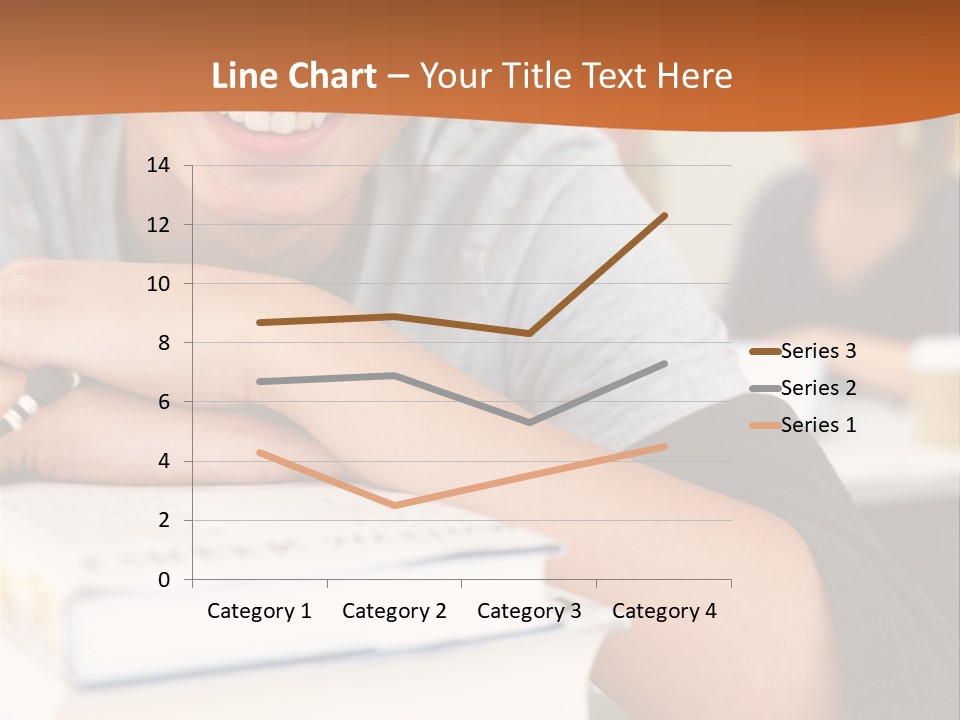Little Boy Hard At Work PowerPoint Template