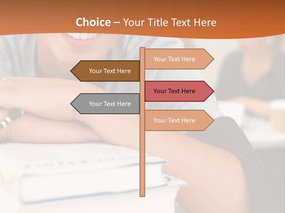 Little Boy Hard At Work PowerPoint Template