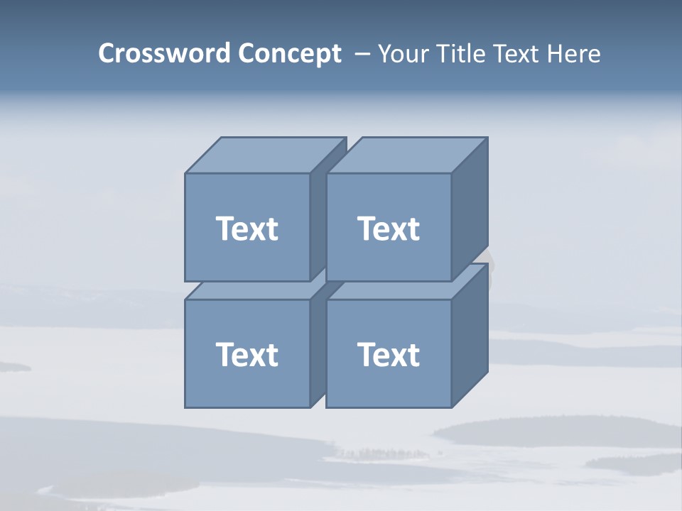 Flight Of Snowboarder PowerPoint Template