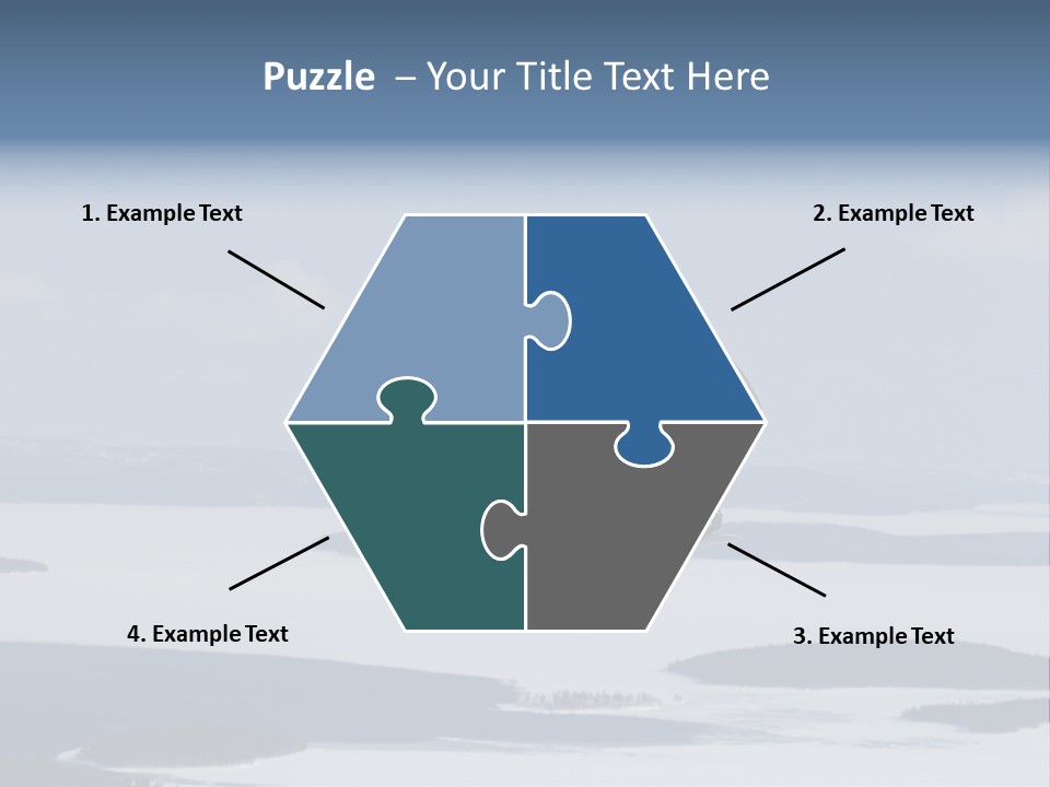 Flight Of Snowboarder PowerPoint Template