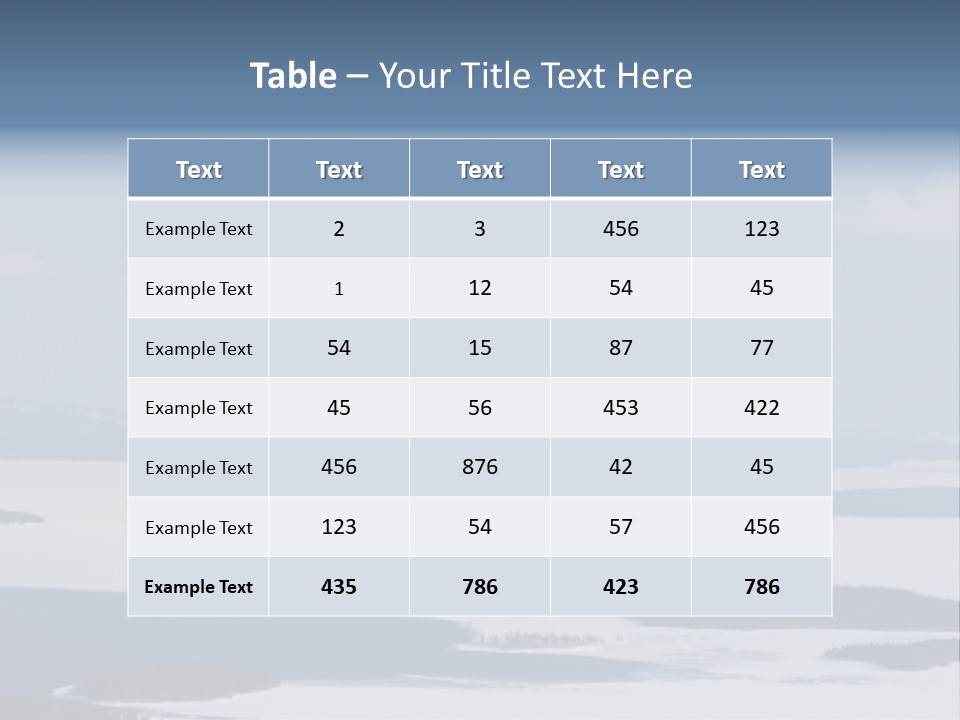 Flight Of Snowboarder PowerPoint Template