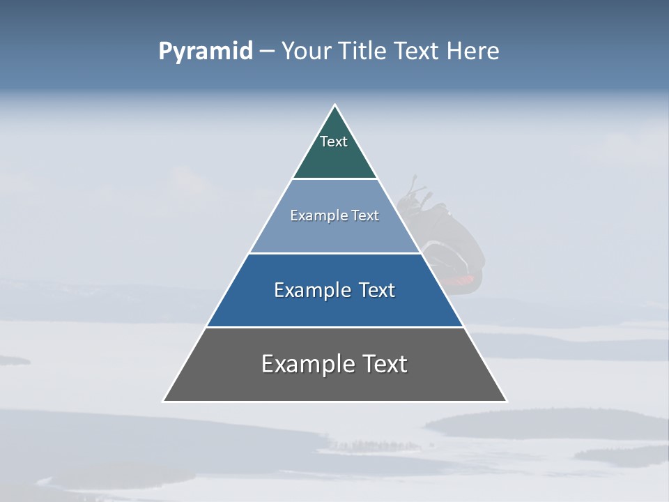 Flight Of Snowboarder PowerPoint Template