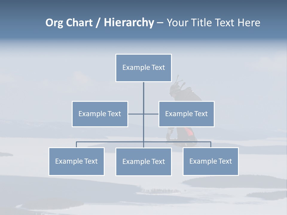 Flight Of Snowboarder PowerPoint Template