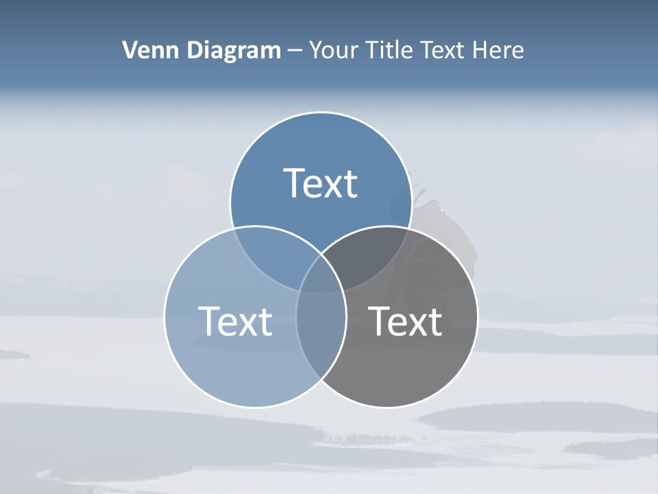 Flight Of Snowboarder PowerPoint Template