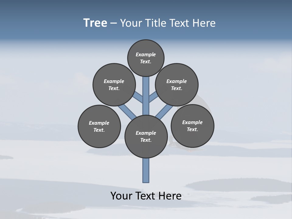 Flight Of Snowboarder PowerPoint Template