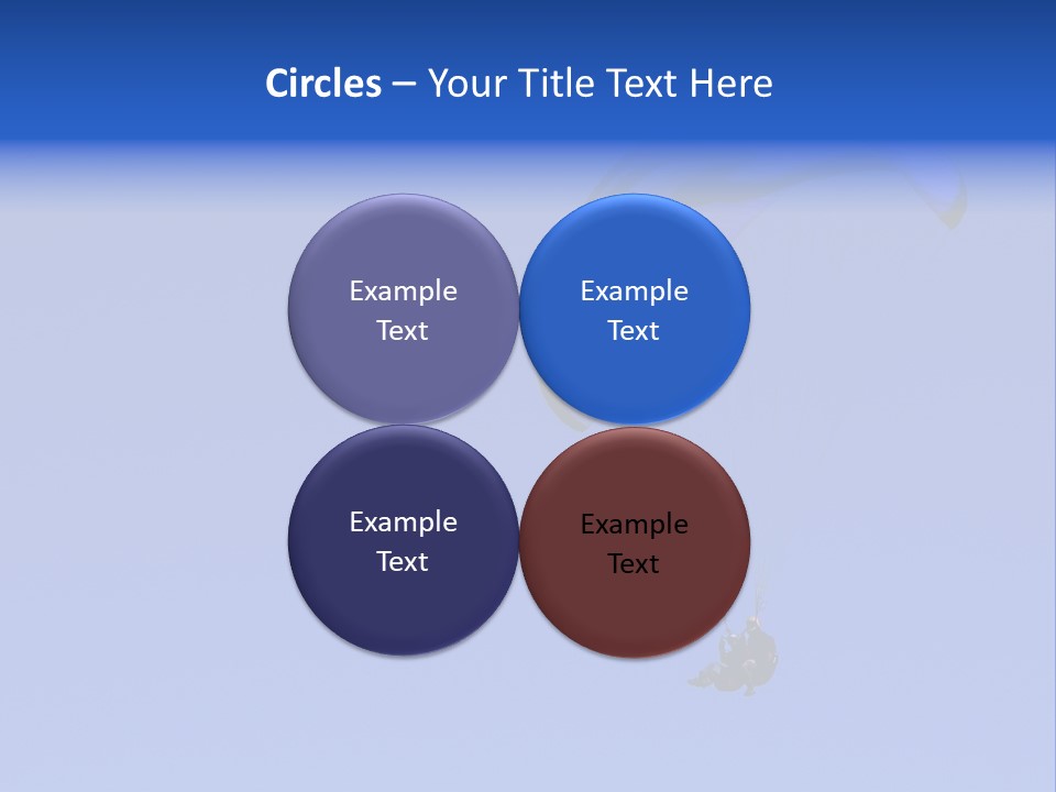A Tandem Paraglide Flight. PowerPoint Template