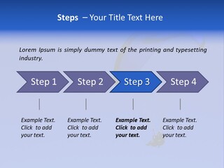 A Tandem Paraglide Flight. PowerPoint Template