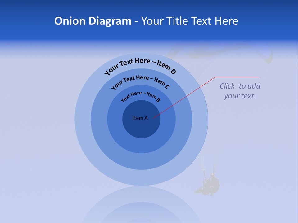 A Tandem Paraglide Flight. PowerPoint Template