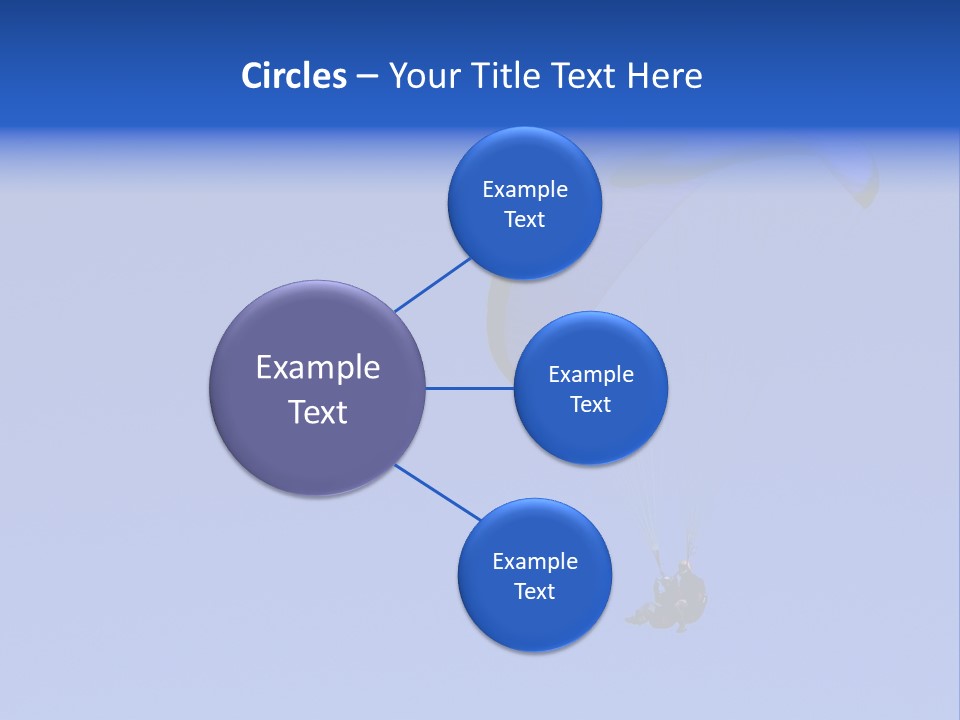 A Tandem Paraglide Flight. PowerPoint Template