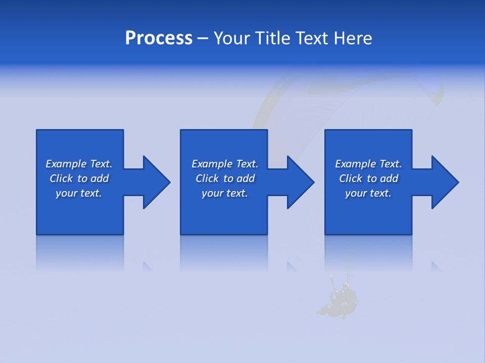 A Tandem Paraglide Flight. PowerPoint Template