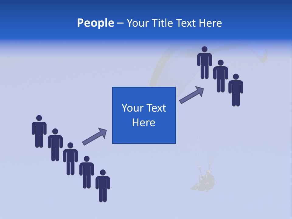 A Tandem Paraglide Flight. PowerPoint Template