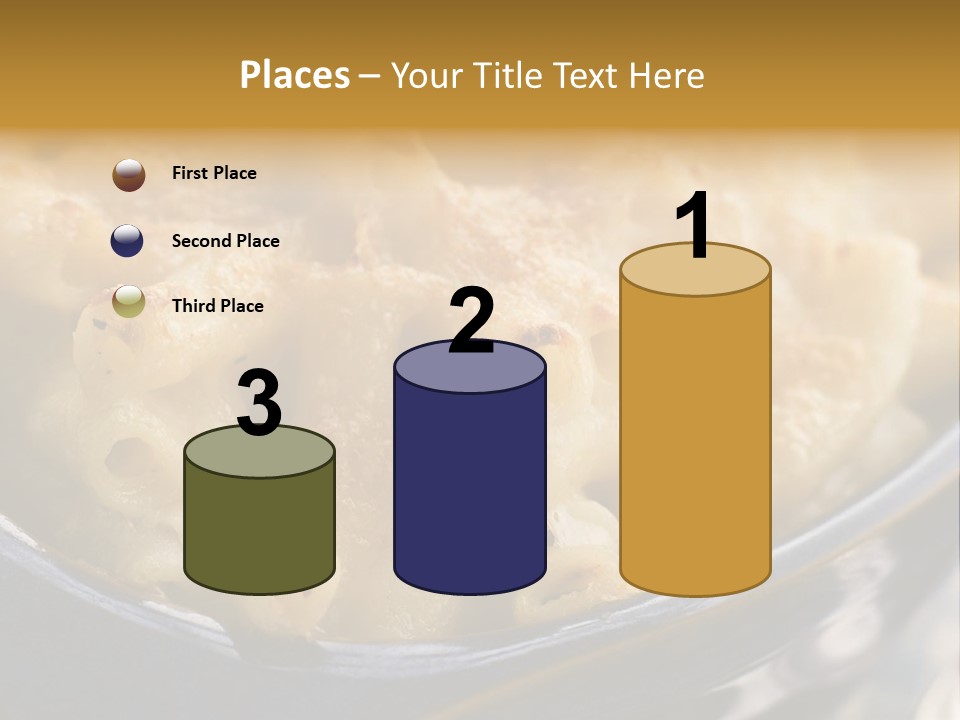 Dish Of Macaroni Cheese PowerPoint Template