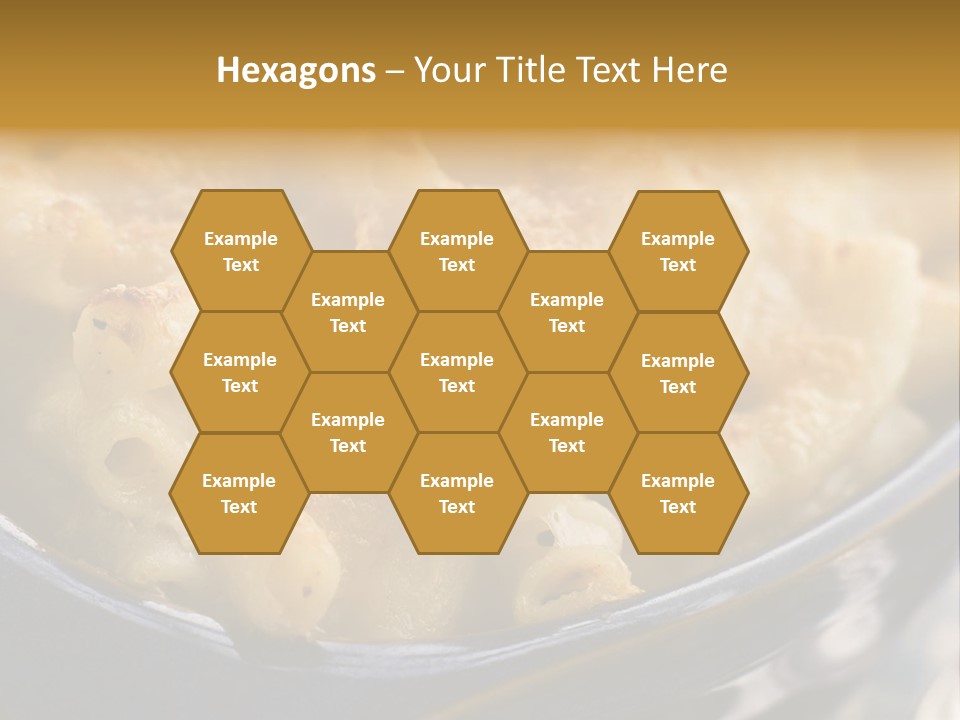 Dish Of Macaroni Cheese PowerPoint Template