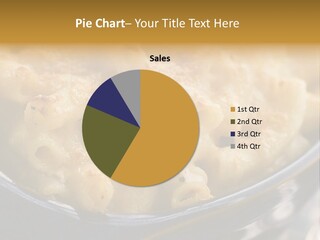 Dish Of Macaroni Cheese PowerPoint Template
