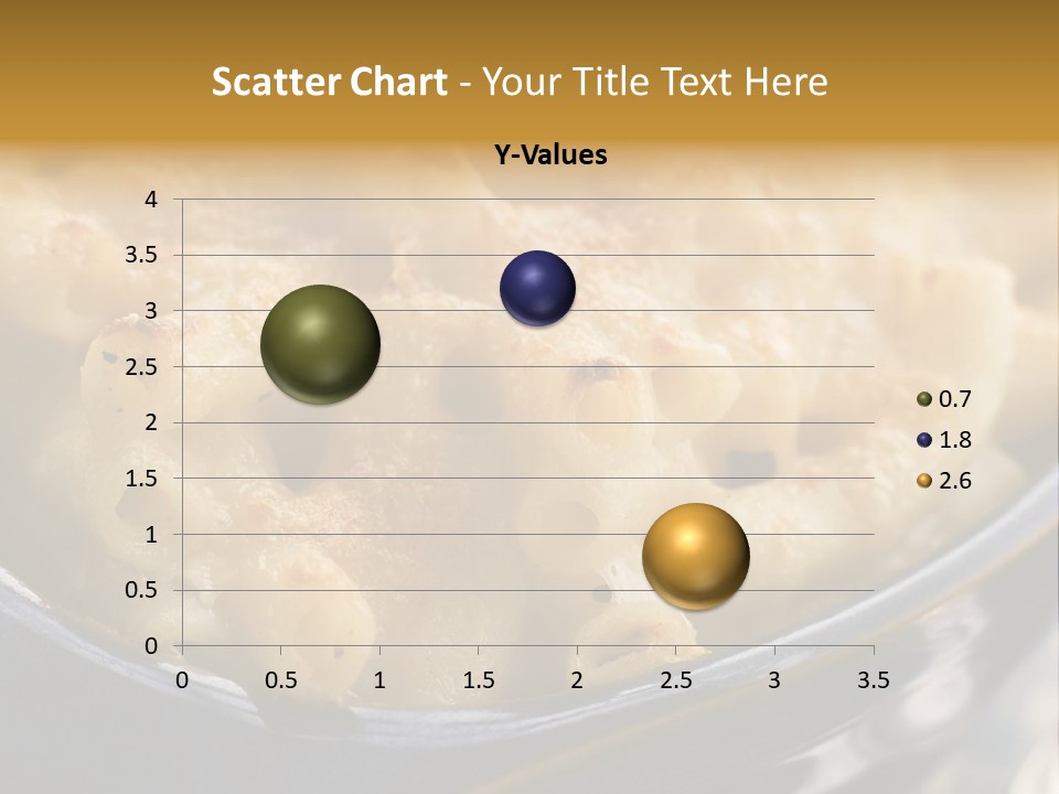 Dish Of Macaroni Cheese PowerPoint Template